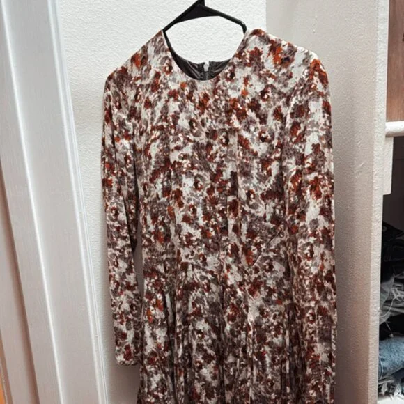 Dresses | Urban Outfitters Speckled Rust Purple Cream Dress | Poshmark